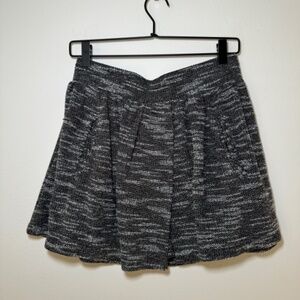 Free People Skirt Women's SM Grey Holly Go Lightly Knit Sweater Mini Boho Casual